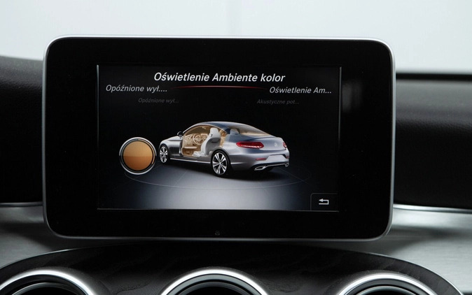 Mercedes-Benz Klasa C cena 129900 przebieg: 125700, rok produkcji 2017 z Modliborzyce małe 631